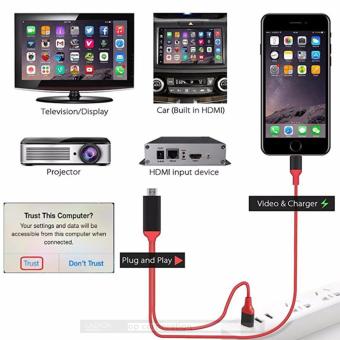 Iphone to HDTV Cable สายแปลง Iphone เป็น HDMI Iphone to HDTV Cable สายแปลง Iphone เป็น HDMI