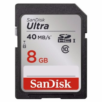SanDisk เมมโมรี่การ์ด Ultra UHS-I SD Full HD Video SDHC Class10 8GB SanDisk เมมโมรี่การ์ด Ultra UHS-I SD Full HD Video SDHC Class10 8GB