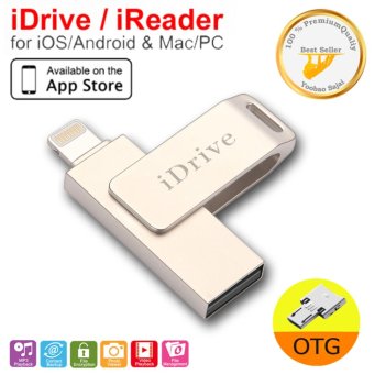 iDrive iDiskk Pro A 128GB แฟลชไดร์ฟสำรองข้อมูล iPhone,IPad แบบหมุน +OTG iDrive iDiskk Pro A 128GB แฟลชไดร์ฟสำรองข้อมูล iPhone,IPad แบบหมุน +OTG