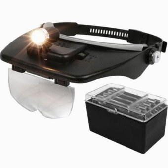 Light Head Magnifying Glass หมวกแว่นขยาย - Black Light Head Magnifying Glass หมวกแว่นขยาย - Black