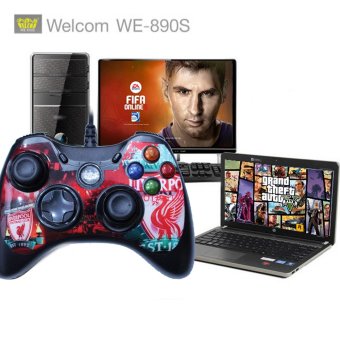 จอยคอมPCและโน๊ตบุค รุ่น welcom 890s ลายลิเวอร์พลู จอยคอมPCและโน๊ตบุค รุ่น welcom 890s ลายลิเวอร์พลู