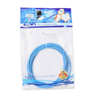 LINK สาย Lan สำเร็จรูปพร้อมใช้งาน ยาว 5 เมตร (US5015) CAT5e UTP Cable 5m. LINK สาย Lan สำเร็จรูปพร้อมใช้งาน ยาว 5 เมตร (US5015) CAT5e UTP Cable 5m.