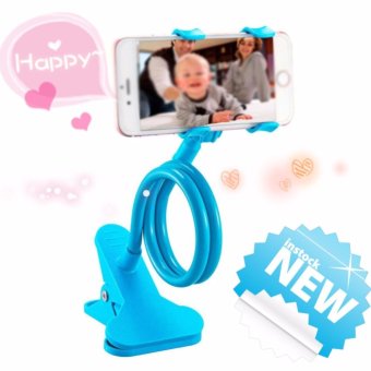 ขาจับมือถือ แท่นวางมือถือแบบหนีบ เหมาะสำหรับ Live On Facebook (Mobile Holder) สีฟ้า ขาจับมือถือ แท่นวางมือถือแบบหนีบ เหมาะสำหรับ Live On Facebook (Mobile Holder) สีฟ้า