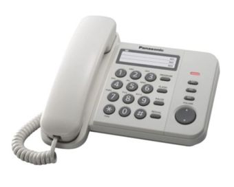 PANASONIC โทรศัพท์มีสายสีขาว รุ่น KX-TS520MX (White) PANASONIC โทรศัพท์มีสายสีขาว รุ่น KX-TS520MX (White)