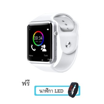 Ccjeans นาฬิกาโทรศัพท์ Bluetooth Smart Watch รุ่น A1 Phone watch ฟรี นาฬิกาLEDระบบสัมผัส(คละสี) Ccjeans นาฬิกาโทรศัพท์ Bluetooth Smart Watch รุ่น A1 Phone watch ฟรี นาฬิกาLEDระบบสัมผัส(คละสี)