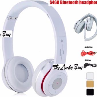 Stereo Wireless Bluetooth Headphone หูฟังบลูทูธ หูฟังไร้สาย หูฟังไอโฟน รุ่น S460 (สีขาว) Stereo Wireless Bluetooth Headphone หูฟังบลูทูธ หูฟังไร้สาย หูฟังไอโฟน รุ่น S460 (สีขาว)