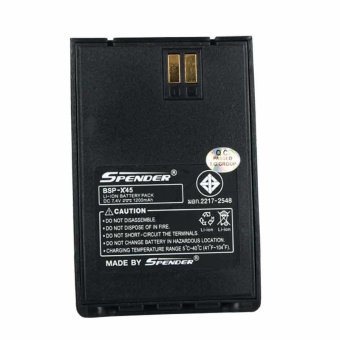 Spender แบตเตอร์รี่วิทยุสื่อสาร Hero X5 (Hero X4) ของแท้ Spender แบตเตอร์รี่วิทยุสื่อสาร Hero X5 (Hero X4) ของแท้