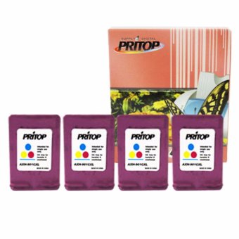 PRITOP HP Officejet J4580/J4580AiO/J4640/J4640AiO/J4680/J4680AiO ใช้ตลับหมึกอิงค์เทียบเท่า รุ่น 901CO-XL หมึกสีดำ 4 ตลับ PRITOP HP Officejet J4580/J4580AiO/J4640/J4640AiO/J4680/J4680AiO ใช้ตลับหมึกอิงค์เทียบเท่า รุ่น 901CO-XL หมึกสีดำ 4 ตลับ