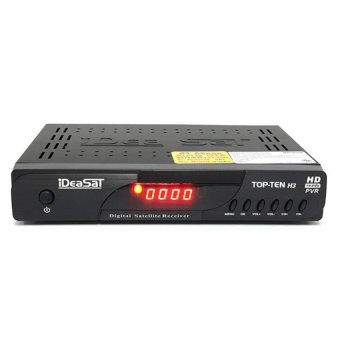 IDEASAT กล่องรับสัญญาณดาวเทียม HD รุ่น TOP-TEN H3 PLUS HD Bisskey (Black) IDEASAT กล่องรับสัญญาณดาวเทียม HD รุ่น TOP-TEN H3 PLUS HD Bisskey (Black)