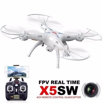 โดรนบินถ่ายภาพทางอากาศ SYMA รุ่น X5SW Wiif FPV Real-time 2.4G QuadCopte โดรนบินถ่ายภาพทางอากาศ SYMA รุ่น X5SW Wiif FPV Real-time 2.4G QuadCopte