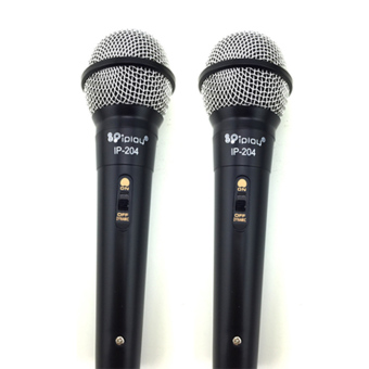 Iplay ไมโครโฟนแบบสาย รุ่น Ip - 204 - แพค 2 ชิ้น Iplay ไมโครโฟนแบบสาย รุ่น Ip - 204 - แพค 2 ชิ้น