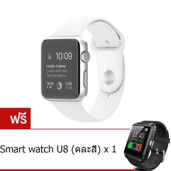 Person นาฬิกาโทรศัพท์ Bluetooth Smart Watch รุ่น A8 Phone watch(White) ฟรี Smart Watch U8(คละสี) Person นาฬิกาโทรศัพท์ Bluetooth Smart Watch รุ่น A8 Phone watch(White) ฟรี Smart Watch U8(คละสี)