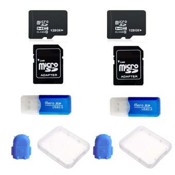 Elit 128GB Micro SD Card Class 10 พร้อมอุปกรณ์เสริม 4 ชิ้น 2ชุด Elit 128GB Micro SD Card Class 10 พร้อมอุปกรณ์เสริม 4 ชิ้น 2ชุด
