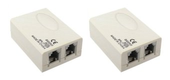 ADSL Splitter กล่องแยกสัญญาณเน็ตและโทรศัพท์ (แพ็คคู่) ADSL Splitter กล่องแยกสัญญาณเน็ตและโทรศัพท์ (แพ็คคู่)