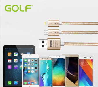 Golf สายชาร์จ ชาร์จพร้อมกันได้ 2 เครื่อง Charging & Data Transfer Twins 2 in 1 For iPhone / Samsung Android Golf สายชาร์จ ชาร์จพร้อมกันได้ 2 เครื่อง Charging & Data Transfer Twins 2 in 1 For iPhone / Samsung Android
