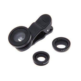 DT CLIP LENS 3 IN 1 เลนส์ติดกล้องมือถือ แบบ 3 in 1 (สีดำ) DT CLIP LENS 3 IN 1 เลนส์ติดกล้องมือถือ แบบ 3 in 1 (สีดำ)