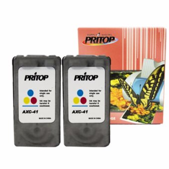 Axis /Canon Inkjet iP1200/iP1600/iP1700/iP1880/iP2580/MP145/MP150/MP160/MP228/MP450/MP460/MP476/MX308/MX318/iP1980 ใช้ตลับหมึกอิงค์เทียบเท่ารุ่น 41/CL41/CL 41XL/CL-41XL /*2 pack Pritop Axis /Canon Inkjet iP1200/iP1600/iP1700/iP1880/iP2580/MP145/MP150/MP160/MP228/MP450/MP460/MP476/MX308/MX318/iP1980 ใช้ตลับหมึกอิงค์เทียบเท่ารุ่น 41/CL41/CL 41XL/CL-41XL /*2 pack Pritop