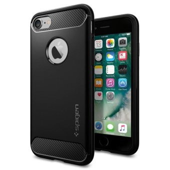SPIGEN เคส Apple iPhone 7 Case Rugged Armor : Black SPIGEN เคส Apple iPhone 7 Case Rugged Armor : Black