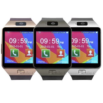 smile C นาฬิกาโทรศัพท์ Smart Watch รุ่น DZ09 Phone Watch แพ็ค 3 ชิ้น (Gold/Sliver/Black) smile C นาฬิกาโทรศัพท์ Smart Watch รุ่น DZ09 Phone Watch แพ็ค 3 ชิ้น (Gold/Sliver/Black)
