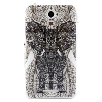 ลีกรูปแบบการป้องกันช้าง TPU เคสสำหรับ Sony Xperia E4 ลีกรูปแบบการป้องกันช้าง TPU เคสสำหรับ Sony Xperia E4