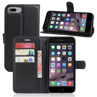 ข่าวหนังอีกเคสบูธสำหรับ Apple iPhone 7 Plus-สีดำ ข่าวหนังอีกเคสบูธสำหรับ Apple iPhone 7 Plus-สีดำ