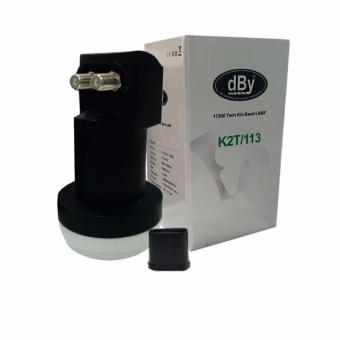 dBy หัว LNB Ku-Band 11300 Twin dBy สองเคี้ยว dBy หัว LNB Ku-Band 11300 Twin dBy สองเคี้ยว