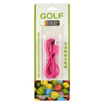 Golf สายชาร์ต Micro USB Golf ของแท้ 100% สีชมพู Golf สายชาร์ต Micro USB Golf ของแท้ 100% สีชมพู
