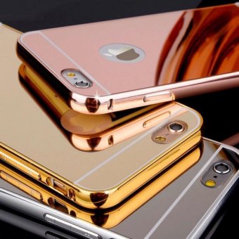 iphone6 iphone6s เคสกระจก ไอโฟน6 6s New Bumper Mirror Case 2 in 1 Gold Rose Gold 18k 24k Aluminium Miror ขอบอลูมิเนียม (สีทอง) iphone6 iphone6s เคสกระจก ไอโฟน6 6s New Bumper Mirror Case 2 in 1 Gold Rose Gold 18k 24k Aluminium Miror ขอบอลูมิเนียม (สีทอง)