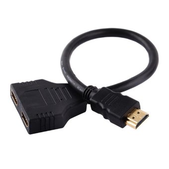 HDMI คู่ผู้ชายกับ HDMI แฝดเพศเมียแยกสาย M/F 1in2 ตัวแปลงจากอะแดปเตอร์สำหรับ HDMI อะแดปเตอร์เอชดีทีวี lcd led ทอง HDMI คู่ผู้ชายกับ HDMI แฝดเพศเมียแยกสาย M/F 1in2 ตัวแปลงจากอะแดปเตอร์สำหรับ HDMI อะแดปเตอร์เอชดีทีวี lcd led ทอง