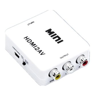 HDMI To AV Video Converter Full HD (สีขาว) HDMI To AV Video Converter Full HD (สีขาว)