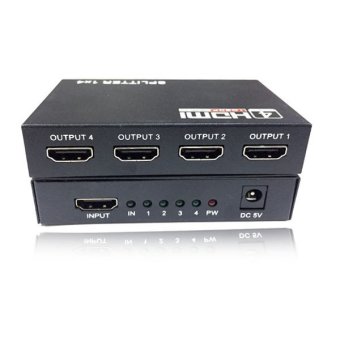 HDMI splitter เข้า1ออก4 FULL HD 3d เวอร์ชั่น1.4 รุ่นใหม่ตัวเล็ก HDMI splitter เข้า1ออก4 FULL HD 3d เวอร์ชั่น1.4 รุ่นใหม่ตัวเล็ก