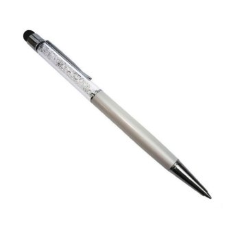 ปากกาทัชสกรีน Crystal 2 in1 Touch Screen Stylus Ballpoint Pen (สีเงิน) ปากกาทัชสกรีน Crystal 2 in1 Touch Screen Stylus Ballpoint Pen (สีเงิน)