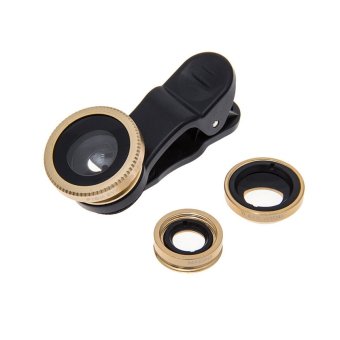 DT CLIP LENS 3 IN 1 เลนส์ติดกล้องมือถือ แบบ 3 in 1 (สีทอง) DT CLIP LENS 3 IN 1 เลนส์ติดกล้องมือถือ แบบ 3 in 1 (สีทอง)