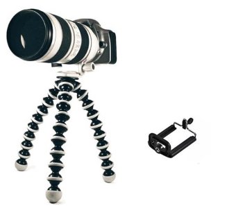 ขาตั้งกล้อง หนวดปลาหมึก Gorillapod Flexible Tripod Octopus tripod (Size L) แถมฟรี ที่หนีบโทรศัพท์ ขาตั้งกล้อง หนวดปลาหมึก Gorillapod Flexible Tripod Octopus tripod (Size L) แถมฟรี ที่หนีบโทรศัพท์