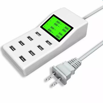 awei168thai USB Charging Portแท่นชาร์จอุปกรณ์มือถือUSB Hub 8 Port Output 9.2 Amp. (ขาว)(White) awei168thai USB Charging Portแท่นชาร์จอุปกรณ์มือถือUSB Hub 8 Port Output 9.2 Amp. (ขาว)(White)