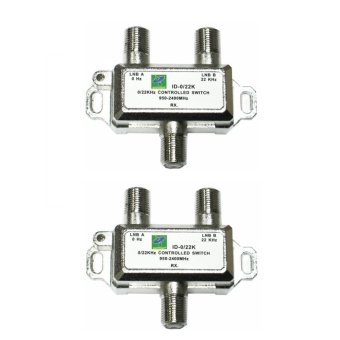 Mastersat MultiSwitch 0/22K เข้า 2 ออก1 แพ็คคู่ 2 ตัว ใช้ดูดาวเทียม 2 ดวงในเครื่องเดียว Mastersat MultiSwitch 0/22K เข้า 2 ออก1 แพ็คคู่ 2 ตัว ใช้ดูดาวเทียม 2 ดวงในเครื่องเดียว