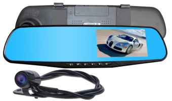 GOOD IT Black Box DVR กล้องติดรถยนต์แบบกระจกมองหลังพร้อมกล้องติดท้ายรถ FHD1080P (สีดำ) GOOD IT Black Box DVR กล้องติดรถยนต์แบบกระจกมองหลังพร้อมกล้องติดท้ายรถ FHD1080P (สีดำ)