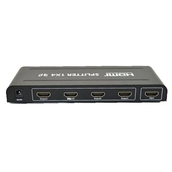 HDMI Splitter 1 x 4 เข้า1ออก4จอ Support 3D High Resolution 1080P - Black HDMI Splitter 1 x 4 เข้า1ออก4จอ Support 3D High Resolution 1080P - Black