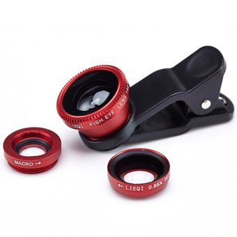 DT CLIP LENS 3 IN 1 เลนส์ติดกล้องมือถือ แบบ 3 in 1 (สีเเดง) DT CLIP LENS 3 IN 1 เลนส์ติดกล้องมือถือ แบบ 3 in 1 (สีเเดง)