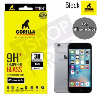 Gorilla New 3D Real Curved กอริล่า ฟิล์มกระจกนิรภัยเต็มจอขอบโค้ง For iPhone 6,6s Gorilla New 3D Real Curved กอริล่า ฟิล์มกระจกนิรภัยเต็มจอขอบโค้ง For iPhone 6,6s