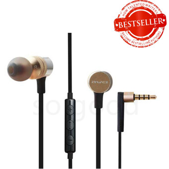Awei ES-20TY Powerful Sound Experience Hi-Fi Earphones ทอง Awei ES-20TY Powerful Sound Experience Hi-Fi Earphones ทอง