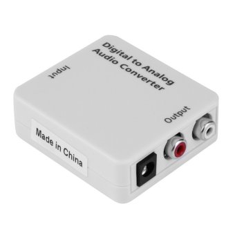 โอ้แสงดิจิตอล Toslink คล้ายคลึงเเละตัวแปลงสัญญาณเสียงให้ R/L/RCA อะแดปเตอร์ (ขาว) โอ้แสงดิจิตอล Toslink คล้ายคลึงเเละตัวแปลงสัญญาณเสียงให้ R/L/RCA อะแดปเตอร์ (ขาว)