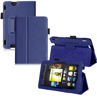 ข่าวหนังยกเคสบูธสำหรับ Amazon Kindle Fire HD (น้ำเงิน) ข่าวหนังยกเคสบูธสำหรับ Amazon Kindle Fire HD (น้ำเงิน)