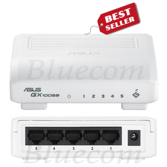 ASUS HUB LAN 5 port Switch Power Saving รุ่น GX1005B (สีขาว) ASUS HUB LAN 5 port Switch Power Saving รุ่น GX1005B (สีขาว)