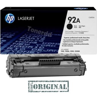 HP 92A (C4092A) สีดำ - หมึกแท้ รับประกันศูนย์ HP 92A (C4092A) สีดำ - หมึกแท้ รับประกันศูนย์