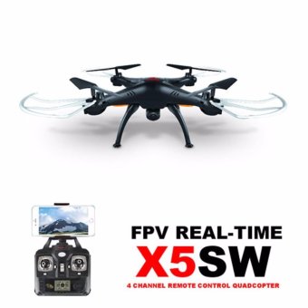 โดรนบินถ่ายภาพทางอากาศ SYMA รุ่น X5SW Wiif FPV Real-time 2.4G QuadCopte โดรนบินถ่ายภาพทางอากาศ SYMA รุ่น X5SW Wiif FPV Real-time 2.4G QuadCopte