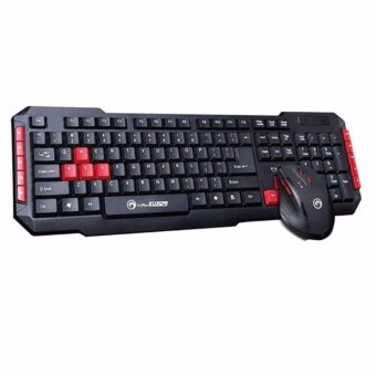 Marvo ชุดคีบอร์ดเมาส์ไร้สาย KW-529 สีดำ Black Marvo ชุดคีบอร์ดเมาส์ไร้สาย KW-529 สีดำ Black