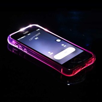 Led ไฟครอบโทรศัพท์โทรเข้ามาเคสกรอบสำหรับ iPhone 7 Plus (สีม่วง) Led ไฟครอบโทรศัพท์โทรเข้ามาเคสกรอบสำหรับ iPhone 7 Plus (สีม่วง)