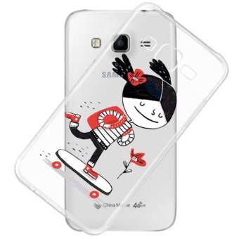 AFTERSHOCK TPU Case Samsung Galaxy J7 2015 (เคสใสพิมพ์ลาย Happy Girl) / Thin 0.33 mm AFTERSHOCK TPU Case Samsung Galaxy J7 2015 (เคสใสพิมพ์ลาย Happy Girl) / Thin 0.33 mm