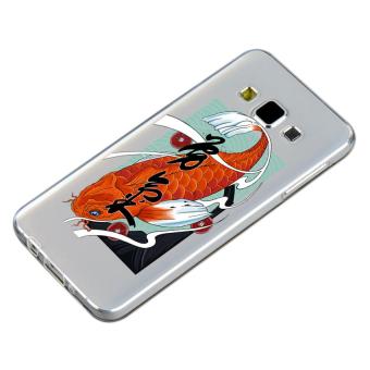 HugCase TPU เคส Samsung Galaxy A7 2015 เคสโทรศัพท์พิมพ์ลาย Koi เนื้อบาง 0.3 mm HugCase TPU เคส Samsung Galaxy A7 2015 เคสโทรศัพท์พิมพ์ลาย Koi เนื้อบาง 0.3 mm